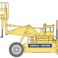 FWD Wagner/Raygo Wagner PC-90 Piggy-Packer Late Model w/Bottom Lift - Assemble -- Norfolk & Western (yellow, blue)