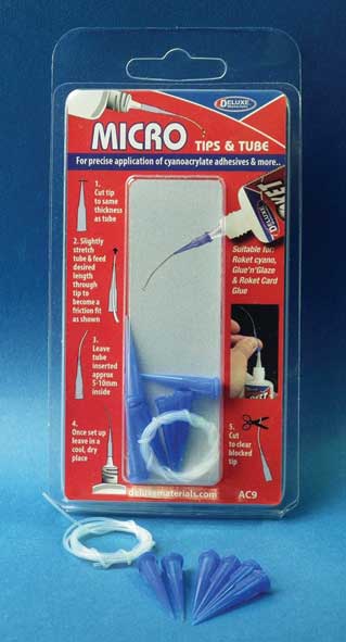 Micro Tips & Tube -- 6 Tips & Long Tube