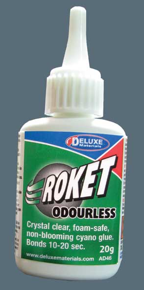 Roket Odourless CA - .7oz  20g -- Foam Safe, Non-Fogging