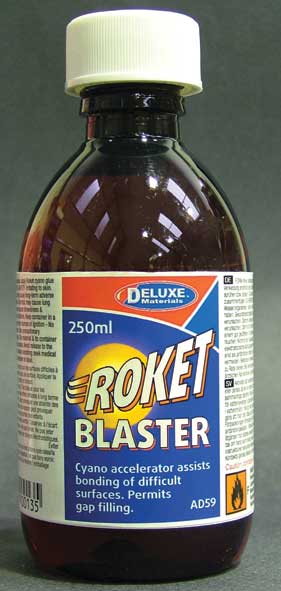 Roket Blaster -- Cyanoacrylate CA Accelerator -  8-1/2oz  250mL