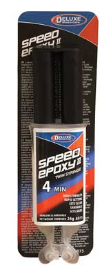 Speed Epoxy II - 4-Minute Set Time -- 15/16oz  28g Syringe