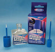 Plastic Magic Thin Plastic Cement w/2 Brushes - 1 Second Cement -- 1.4oz  40mL-1