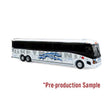 MCI D4505 Coach - Assembled -- Greyhound Canada (Shadow Trim Scheme; white, black, gray, red)