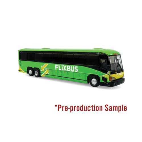 MCI D4505 Coach - Assembled -- Flixbus (green, yellow, white)