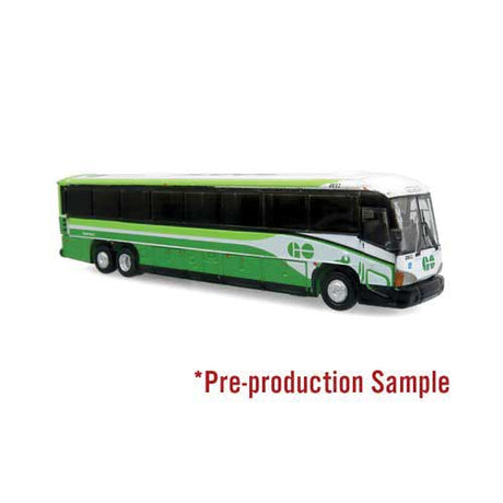 MCI D4505 Coach - Assembled -- GO Transit (2-Tone Green, white)
