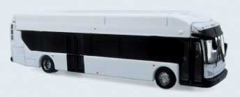 New Flyer Xcelsior Charge XN40 Transit Bus - Assembled -- Painted, Unlettered (red stripe)