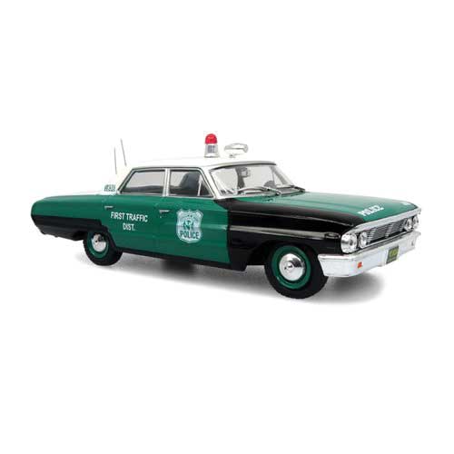1964 Ford Galaxy Sedan - Assembled -- New York City Police Department (black, white)