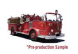 Crown Firecoach Fire Truck - Assembled -- Los Angeles Country Fire Department Engine #51 (red)