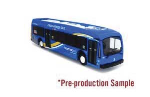 2020 Proterra ZX5 Electric Transit Bus - Assembled -- MTA New York City (blue, yellow, white)-1