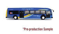 2020 Proterra ZX5 Electric Transit Bus - Assembled -- MTA New York City (blue, yellow, white)