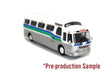 1966 GM 4107 Motorcoach Bus - Assembled -- Voyageur Colonial (Destination: Montreal Express: white, silver, green, blac-1