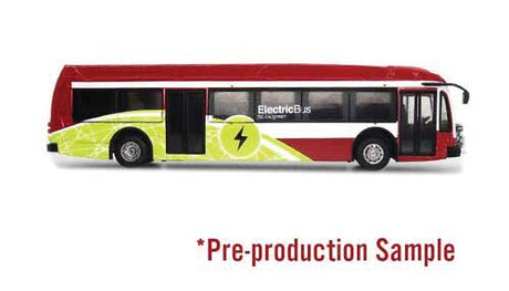 Proterra ZX-5 Bus - Assembled -- Toronto Transit Commission TTC (red, white, yellow)-2