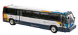 1987-1994 TMC RTS Transit Bus - Assembled -- Hudson County (white, red, tan, blue)