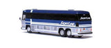 1985 MCI MC-9 Motorcoach Bus - Assembled -- Shortline (silver, blue, white)-2