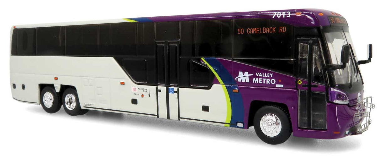 MCI D45 CRT LE Bus - Assembled -- Valley Metro (purple)