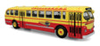 1940s-1950s ACF Brill CD-44 Transit Bus - Assembled -- Continental Trailways (red, white)