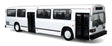 MCI Classic Transit Bus - Assembled -- Painted, Unlettered (white, silver)