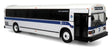 MCI Classic Suburban Bus - Assembled -- New York MTA Express (white, blue)