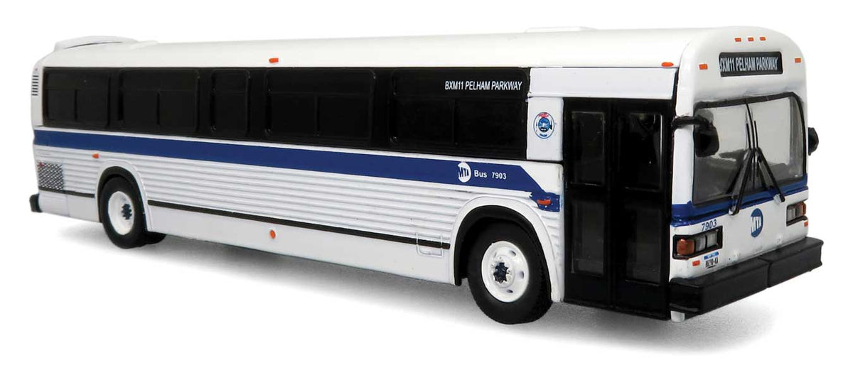 MCI Classic Suburban Bus - Assembled -- New York MTA Express (white, blue)