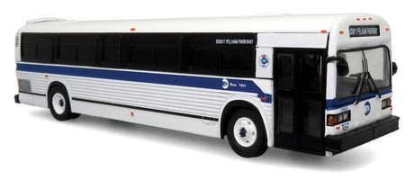 MCI Classic Suburban Bus - Assembled -- New York MTA Express (white, blue)