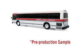 MCI Classic Suburban Bus - Assembled -- Liberty Lines (white, red)-2