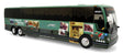 Prevost X345 Motorcoach Bus - Assembled -- Greyhound (Tribute to Heroes Special Scheme, green, color graphics)