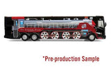 VanHool CX-45 Motorcoach Bus - Assembled -- Empire Coach Lines (black, gray, red; Steam Locomotive Graphics)-3