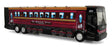 VanHool CX-45 Motorcoach Bus - Assembled -- Academy Bus Lines (black, red, Passenger Car Graphics)