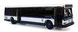 Grumman 870 Transit Bus - Assembled -- New York MTA (black, white, Coney Island Destination)