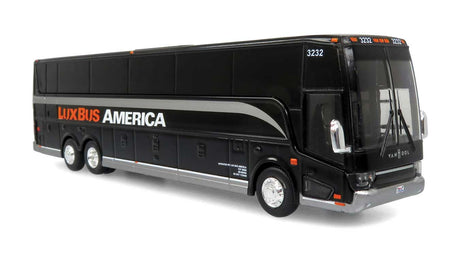 VanHool TX-45 Motorcoach Bus - Assembled -- Luxbus America (black, graphite, orange)