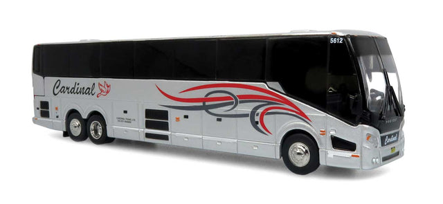2022 Prevost H3-45 Coach - Assembled -- Cardinal Transportation (white, black, gray, red)