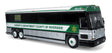 MCI D4000 Coach - Assembled -- Riverside County Sheriff (white, silver, green)