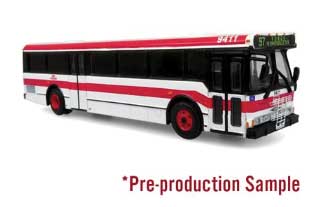 Orion V Transit Bus - Assembled -- Toronto Transit Commission TTC (white, red)