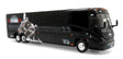 MCI J4500 Motorcoach Bus - Assembled -- Arrow Stage Lines (black, white, red, gray; Veterans Strong Commemorative)