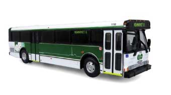 Orion V Transit Bus - Assembled -- GO Transit (green, white)
