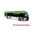 New Flyer Xcelsior Charge FC Bus - Assembled -- AC Transit (white, black, green)