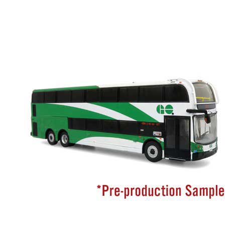 Alexander Dennis Enviro 500 Double-Deck Transit Bus - Assembled -- GO Transit (green, white)