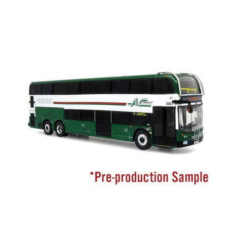 Alexander Dennis Enviro 500 Double-Deck Transit Bus - Assembled -- AC Transit (white, black, green)