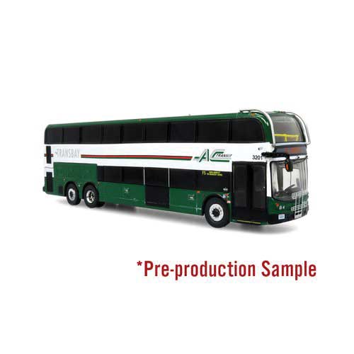 Alexander Dennis Enviro 500 Double-Deck Transit Bus - Assembled -- AC Transit (white, black, green)