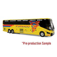 Provost H3-45 Motorcoach Bus - Assembled -- Tornado (yellow, blue, pink, orange)