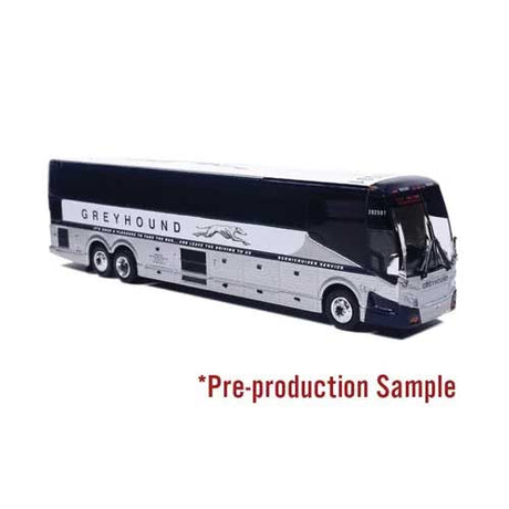 2022 Prevost H3-45 Coach - Assembled -- Greyhound (Vintage Scenicruiser Commemorative)