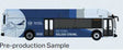 New Flyer Xcelsior XN40 Bus - Assembled -- Delta (100th Anniversary, blue, white)