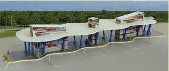 Metropolitan Transit Bus Center -- Kit - 24-1/2 x 7-1/8 x 4-1/2"  62.2 x 18.1 x 11.4cm-1