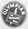 Lighted Drumhead Kit - Chicago, Milwaukee, St. Paul & Pacific -- Olympian w/Milwaukee Road Logo (Heavyweight Round)