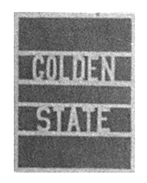 Lighted Drumhead Kit - Southern Pacific -- Golden State (Lightweight Rectangle)