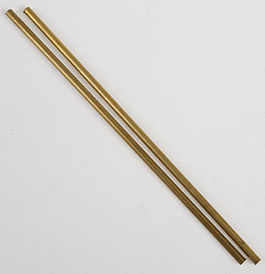 Brass Signal Masts - 4" Long 3/32" Diameter Tube pkg(2) -- .006" Wall Thickness