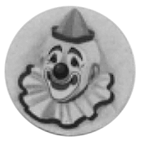 Lighted Drumhead Kit -- Clown Face