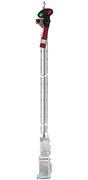 Operating Semaphore - Brass - Assembled -- Single-Arm, R-R-G Lens with Relay Base, LEDs