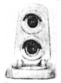 Dwarf Signal -- Two-Light (Green Over Red)