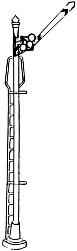 Semaphore Signal -- 3-Position w/1.5V Bulbs-2